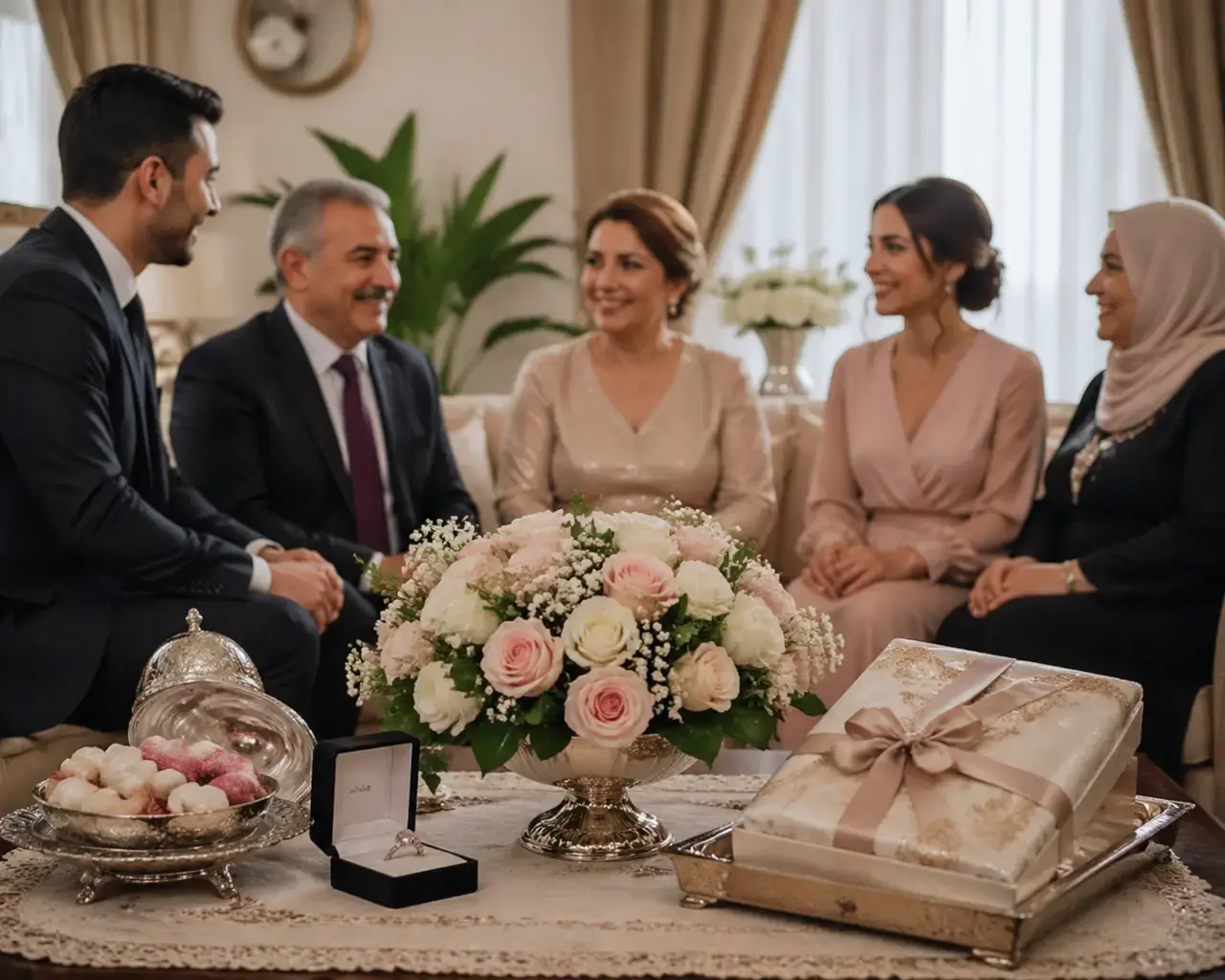 Kız İsteme Nasıl  Olur : Türk Geleneğinde Ailelerin Birleştiği İlk Adım