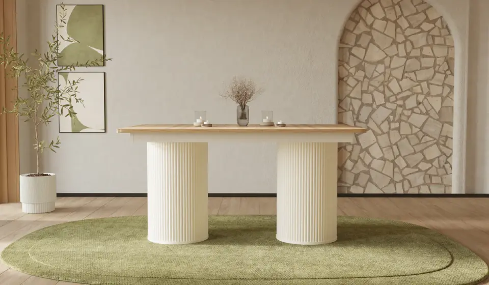 Bohem Plus Yemek Odası - Ceviz Açılır Masa