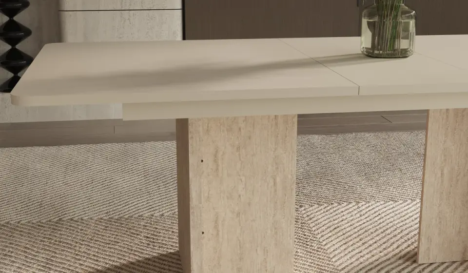 Aura Masa + 6 Adet Sandalye Takımı Açılır Masa