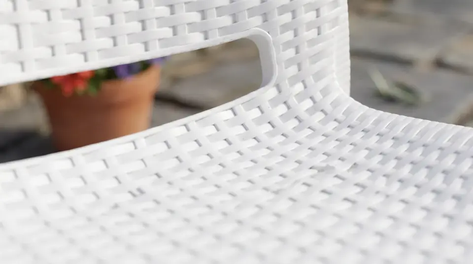 Rattan Sandalye Beyaz