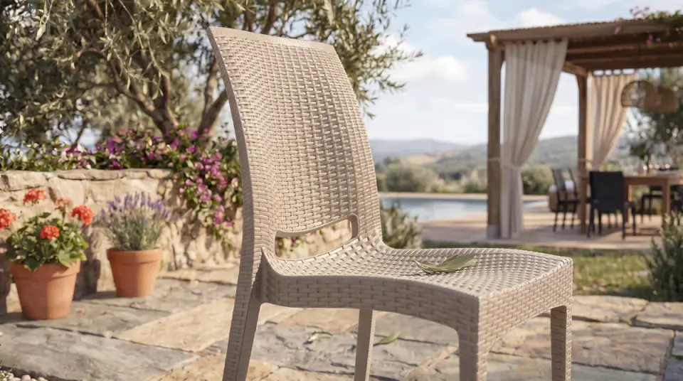 Rattan Sandalye Cappucino