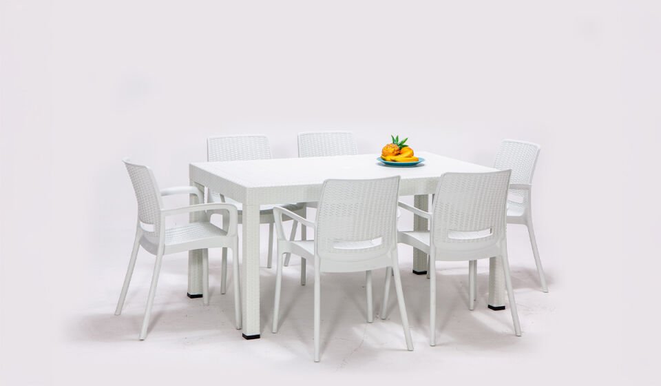 Rattan Viva Large Masa Takımı
