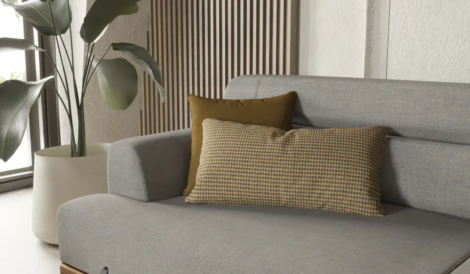 Linen İkili Koltuk Gri